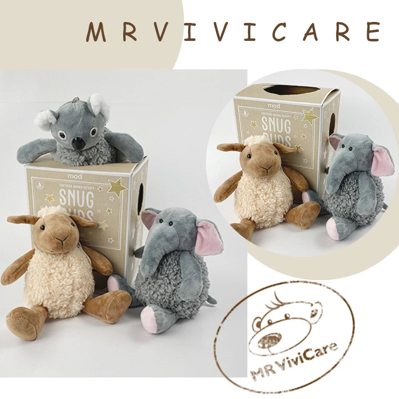 20cm Sean Sheep Alpaca Plush Doll Cute Animal Doll Soft Cotton Stuffed Doll Children's Plush Toy Sleeping Partner Birthday Gift