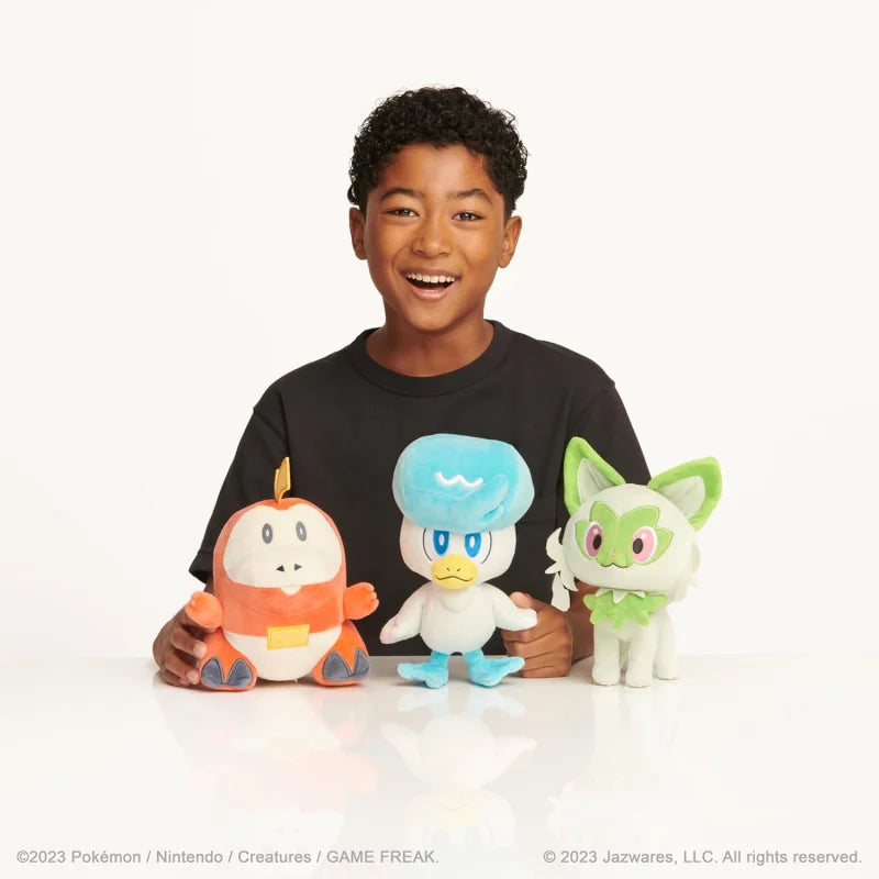 Pokemon Peluches Sprigatito Anime Stuffed Animals Movie Games Fnaf Soft Toys & Hobbies Plush Cat For Children Birthday Gift
