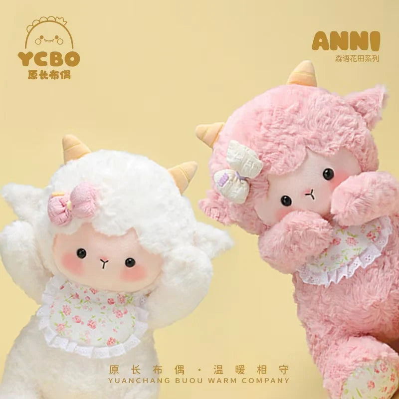 45cm bubu Cute little sheep doll plush toy pillow for girls to sleep with on the bed as a birthday gift for children