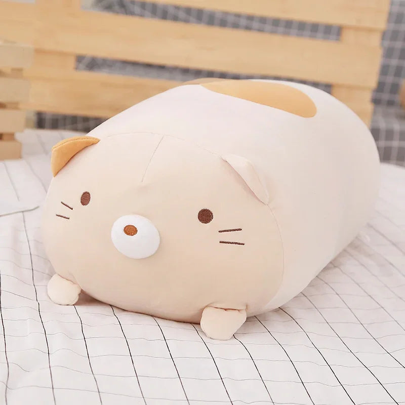 Hot 20/28cm Soft Animals Cartoon Cat Pillows Cushion Lovely Rabbit Stuffed Dog  Penguin Pig Frog Plush Toy Birthyday Gift