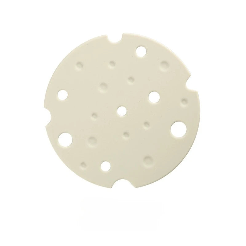 Cheese-Shaped Silicone Cup Mat, Playful 16 cm Drink Coaster in White or Yellow for Cozy Kitchen and Coffee Table Decor