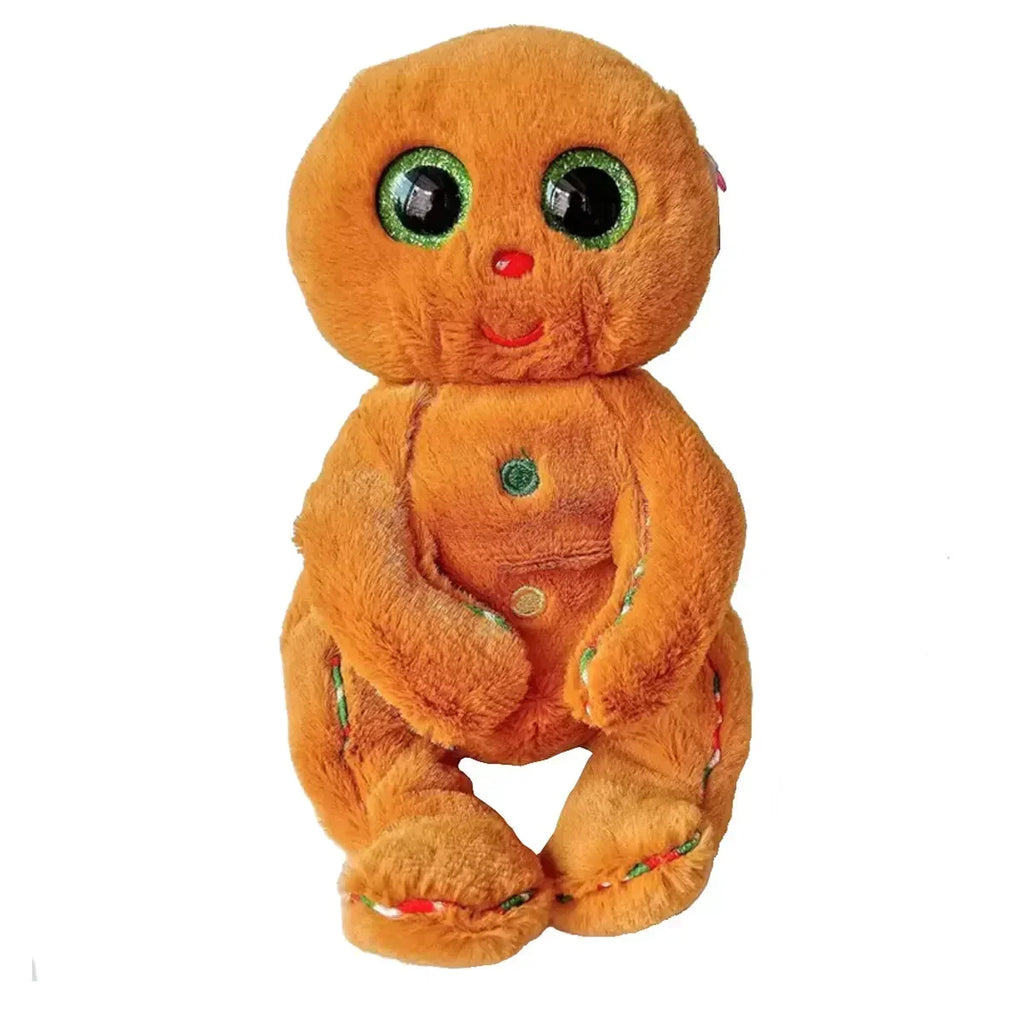 15cm Ty Big Eye Beanie Animals Plush Slick Fox Ferdinand Locky Axolotl  Dexter Icy Seal Heather Cat Children Toy Holiday Gift