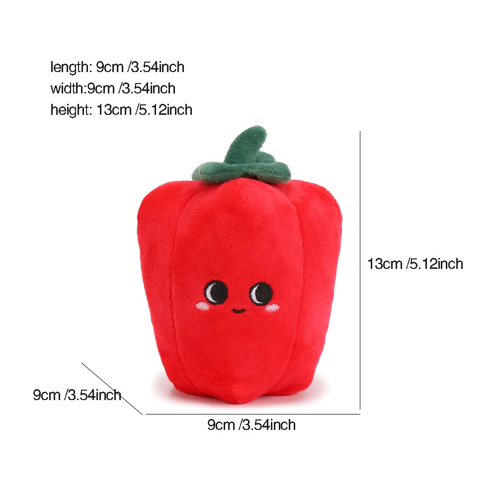 1PC Simulated Stuffed Fruit And Vegetable Soft Cute Cartoon Plush Toys Lemon Pumpkin For Baby Kids Appease Soother Toy Gifts