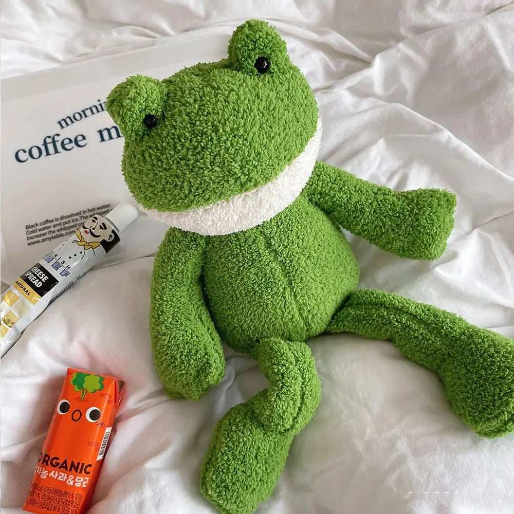Adorable 35cm Plush Toy Elephant Panda Stuffed Animal Plushies Sleeping Chick Long-legged Frog Doll Girl