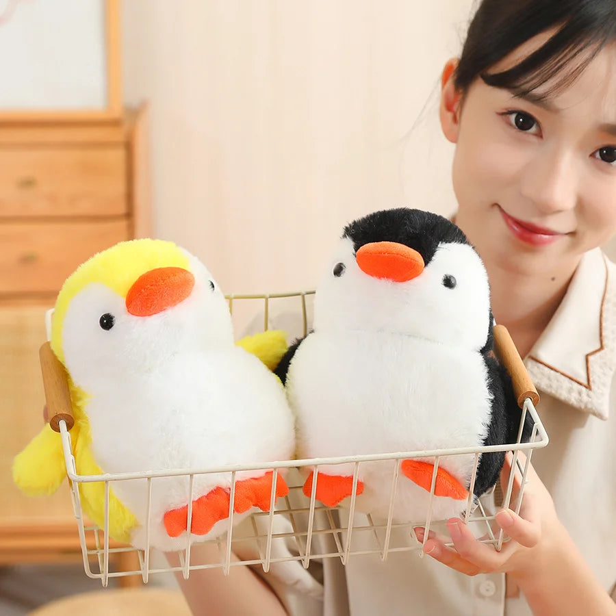 10-30cm Kawaii Cartoon Colorful Hot Penguin Plush Doll Pillow Blue Black Pink Animal Plush Toy Home Decor Gift For Boys Girls