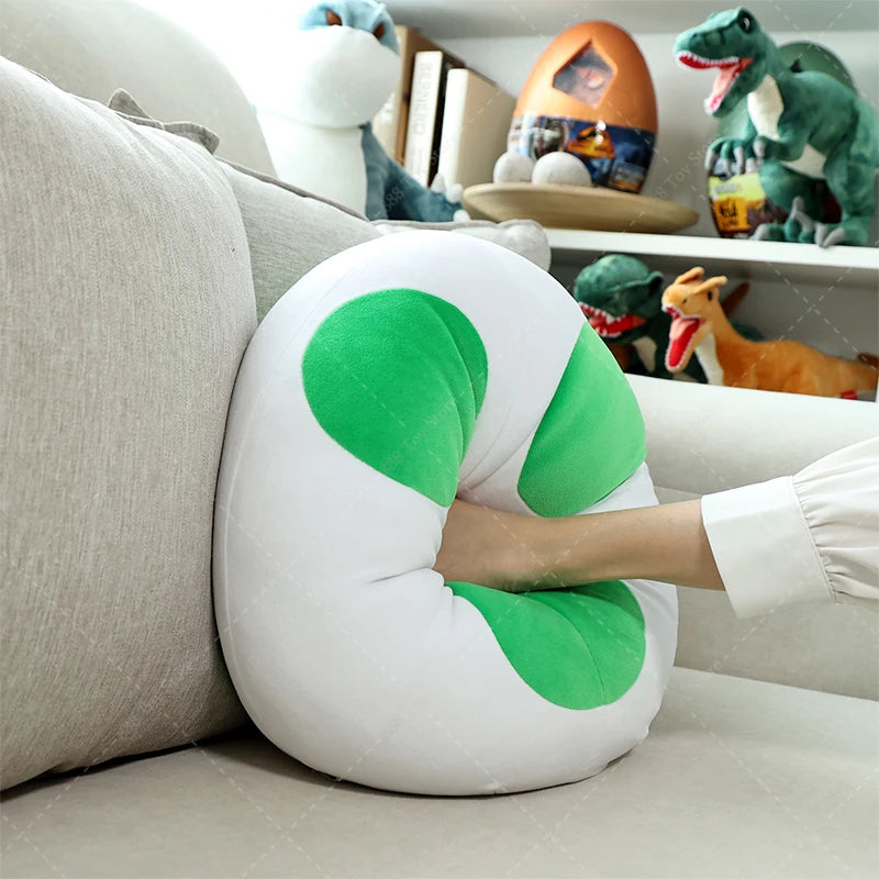 Mario Blue Spiny Shell Pillow Plush Toys Anime Red Shell Yoshi Egg Sleep Sofa Stuffed Oversize Cushion Peluche Kids Dolls Gifts