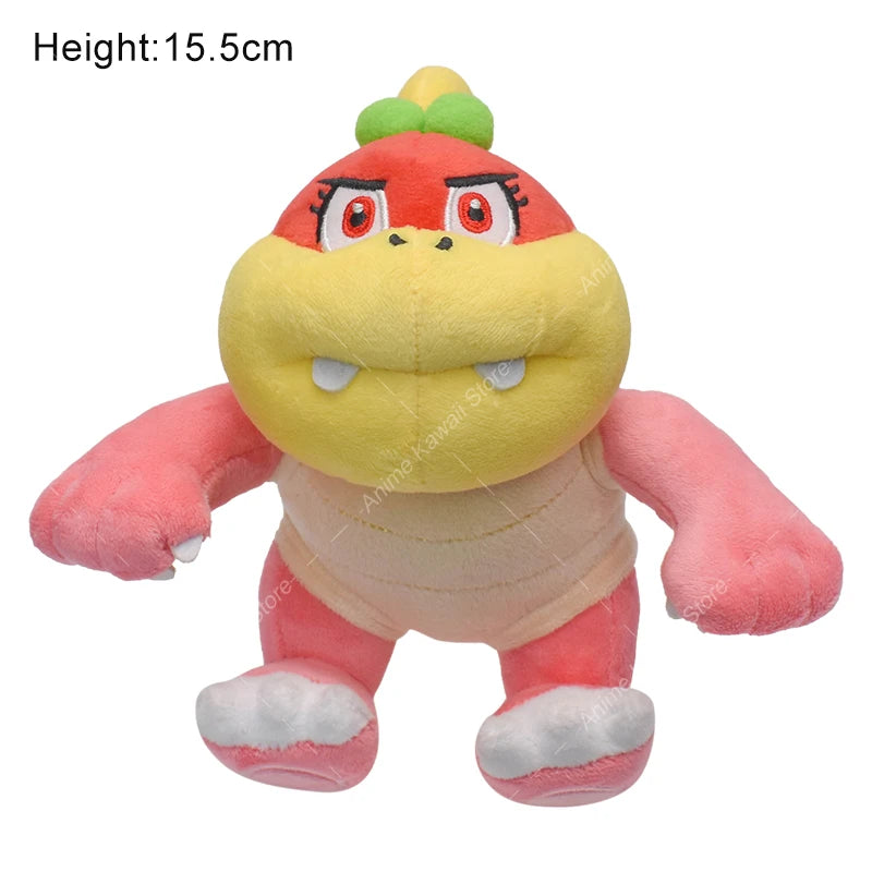 Bowser Bros Plush Toys King Koopa Bowser King JR Anime Cartoon Soft Stuffed Plush Toy Dolls For Children Birthday Christmas Gift
