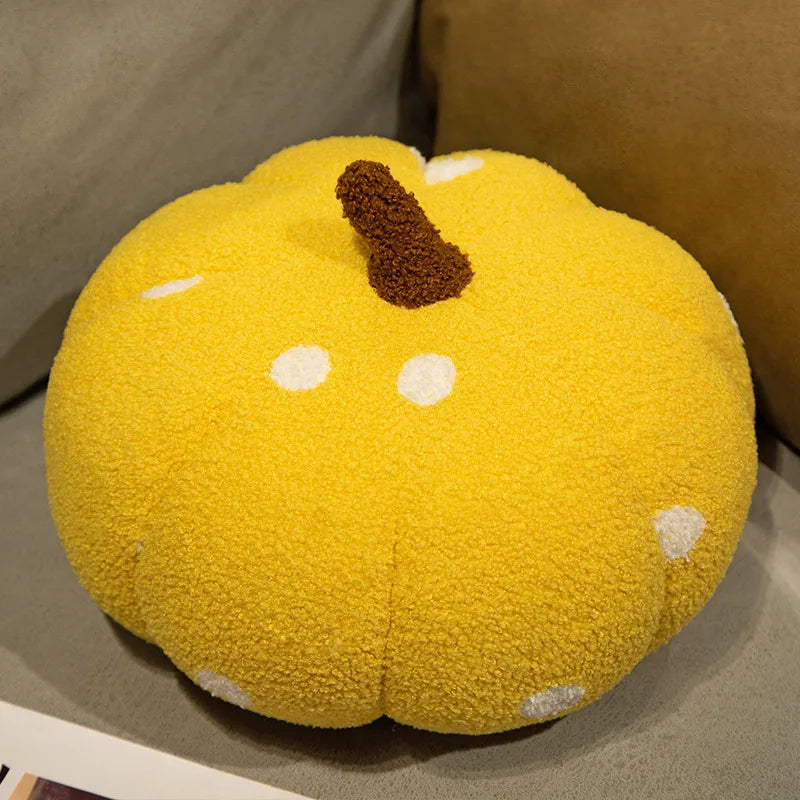 18-35cm Kawaii Simulation Nordic Halloween Pumpkin Plush Toys Lovely Soft Plant Stuffed Doll Holidays Props Decor Throw Pillow