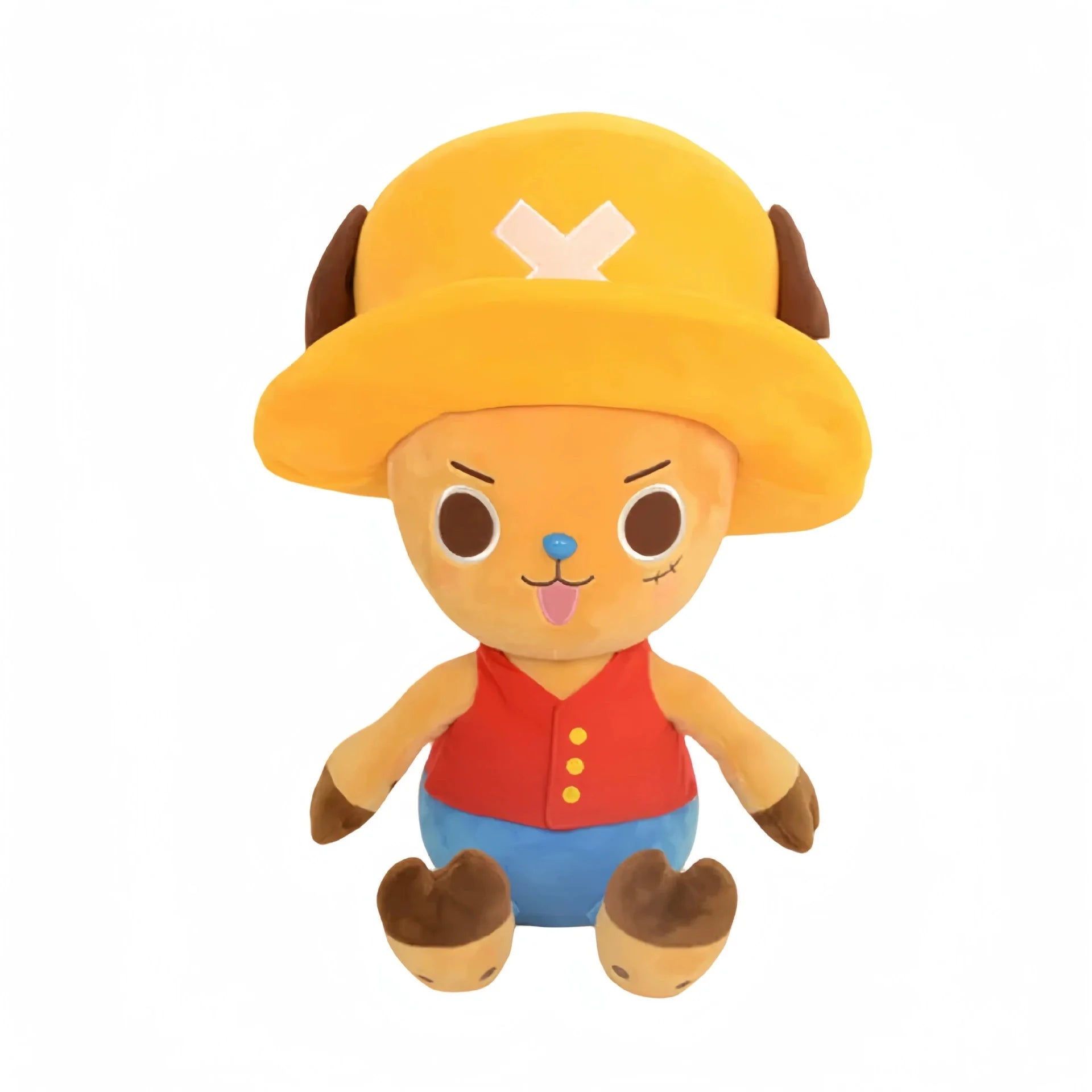 14-30cm/5.5-11.8in Genuine ONE PIECE Stuffed Plush Toy Kawaii Plush Keychain Toy Tony Chopper Soft Stuffed Plush Doll Keychain