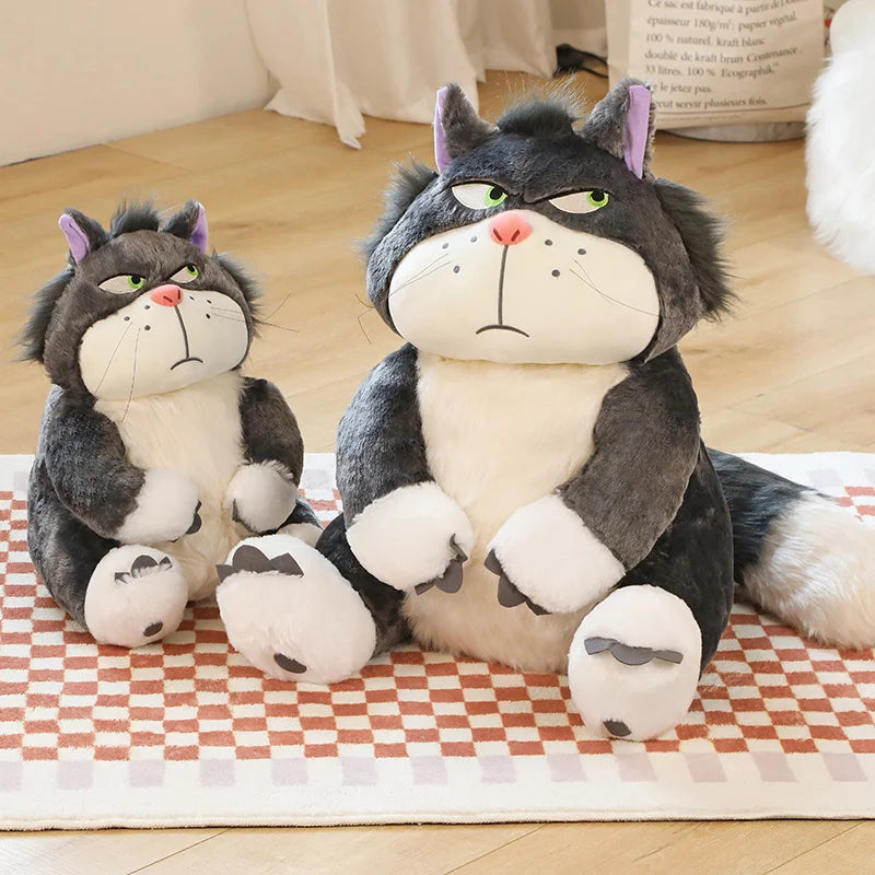 “Grouchy Face Cat Plush Doll - 15cm/25cm/35cm/45cm/65cm Soft Stuffed Animal Toy, Cute Grumpy Cat Companion with Healing Charm for Kids & Adults”