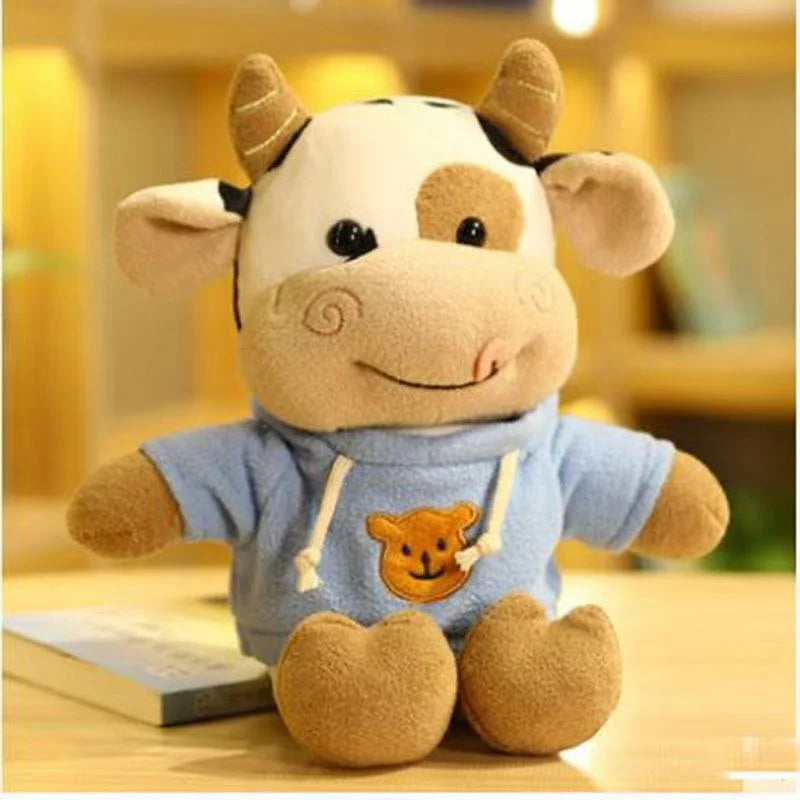 Cute Cow Plush Toy Rag Doll for Girlfriend Children's Toys Gifts Plush Toys Pillow Plushie Stuffed Animal Patung Dolls