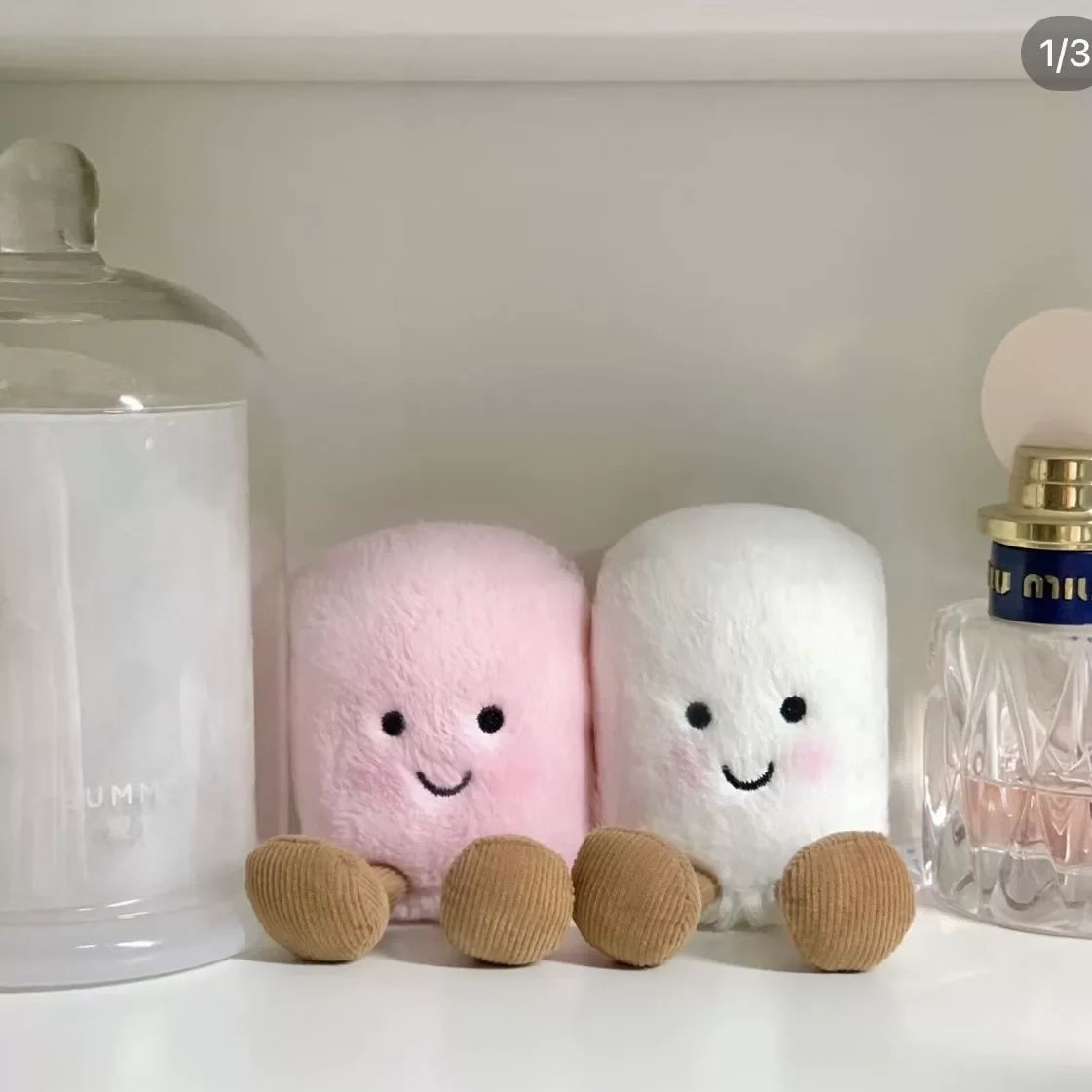 Hot Selling Spot Fun Jelly Cat Pair Cotton Candy Bag Pendant Plush Toy Pendant Keychain Soothing Mother And Baby Toy Doll Gift