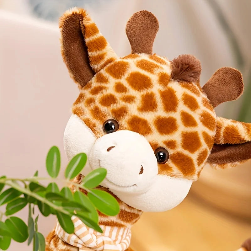 Giraffe Plush Toy Cute Soft Stuffed Animal Doll Nursery Kids Room Decor Birthday Children's Day Christmas Gift for Baby Kids