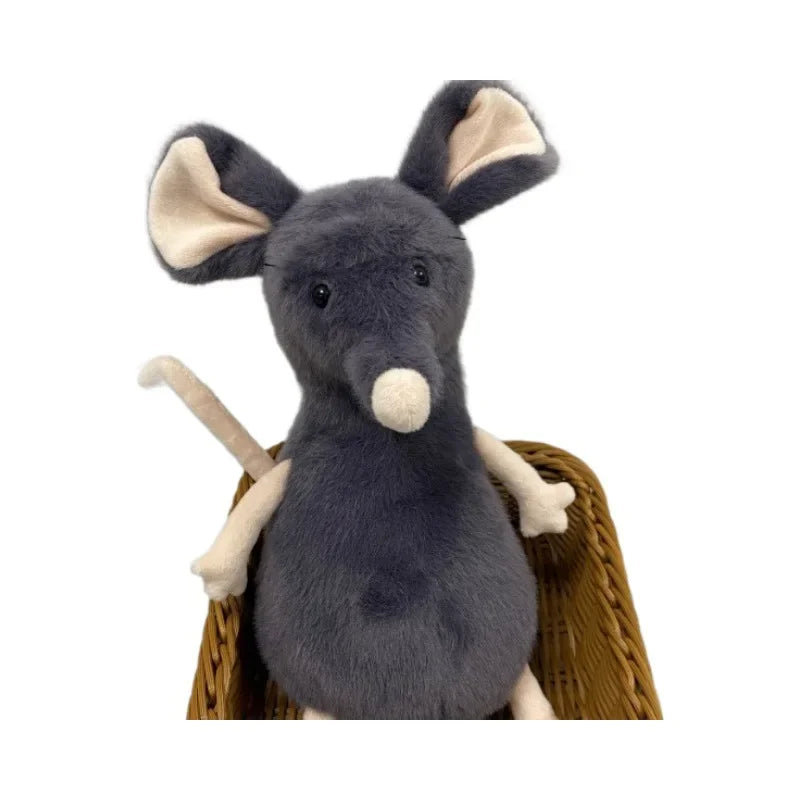 2025 New Jellycat Sad Mouse Plush Toy Kawaikid Soothing Doll Room Decoration Doll Girl Birthday Gift
