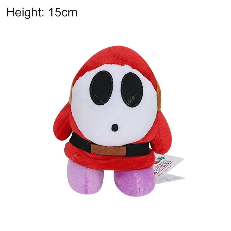 60 Styles Mario Plush Toys Yellow Fire Flower Star Shy Guy Boo Koopa Troopa Waluigi Goomba Toad Nabbit Diddy Kong Stuffed Plush