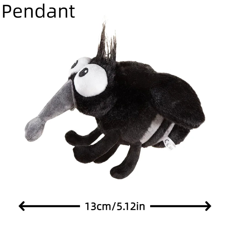25cm Summer Fun Creative Mosquito Plush Toy 13cm Prank Mosquito Pendant Keychain Party Decor Room Decor Kid Birthday Gift