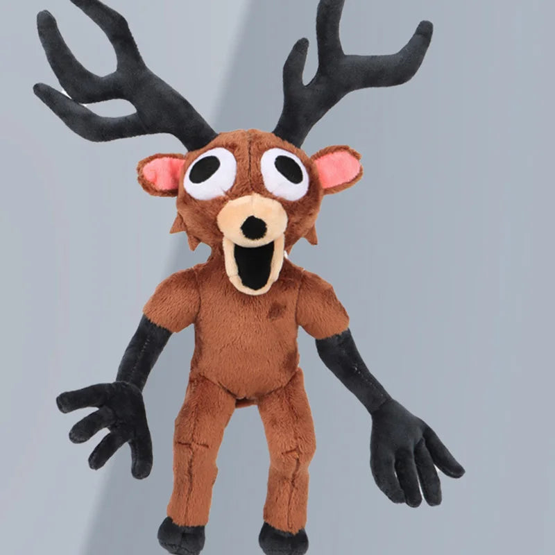 Hot 38cm 99 Nights Cartoon In The Forest Deer Plush Toys Cotton Stuffed Doll Anime Animal for Kids Birthday Gift Halloween Gifts