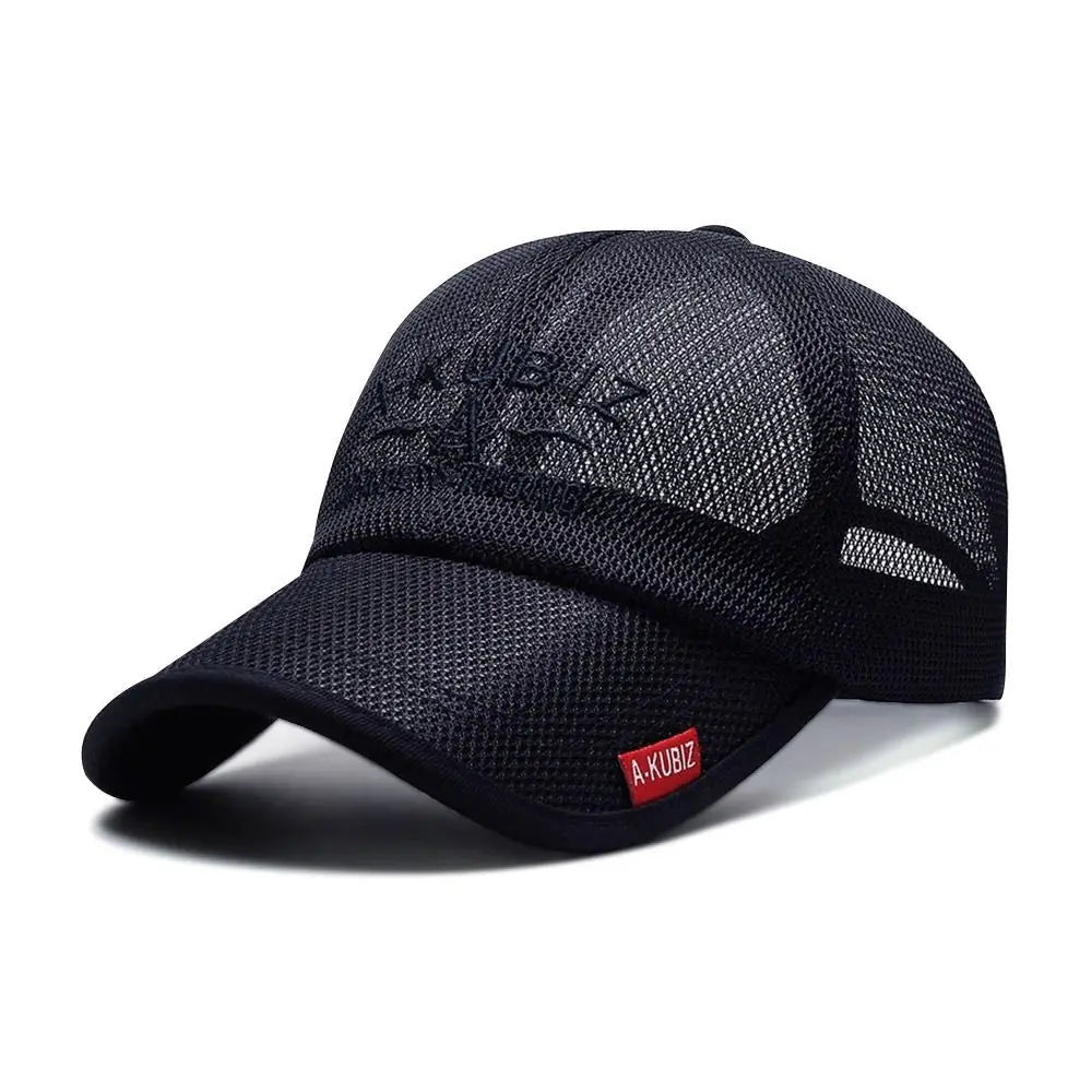Ultra-Breathable Full Mesh Sun Protection Baseball Cap for Men and Women