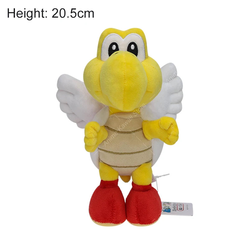 60 Styles Mario Plush Toys Yellow Fire Flower Star Shy Guy Boo Koopa Troopa Waluigi Goomba Toad Nabbit Diddy Kong Stuffed Plush
