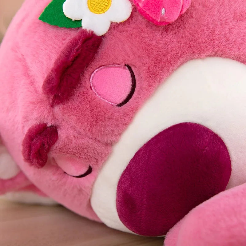 Disney Cute Party Strawberry Bear Plush Toy Cartoon Anime Stuffed Plush Doll Valentine's Day Gift for Girlfriend's Birthday