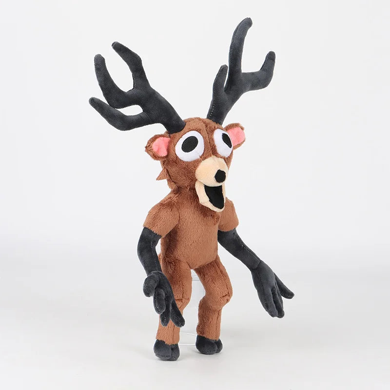 Hot 38cm 99 Nights Cartoon In The Forest Deer Plush Toys Cotton Stuffed Doll Anime Animal for Kids Birthday Gift Halloween Gifts