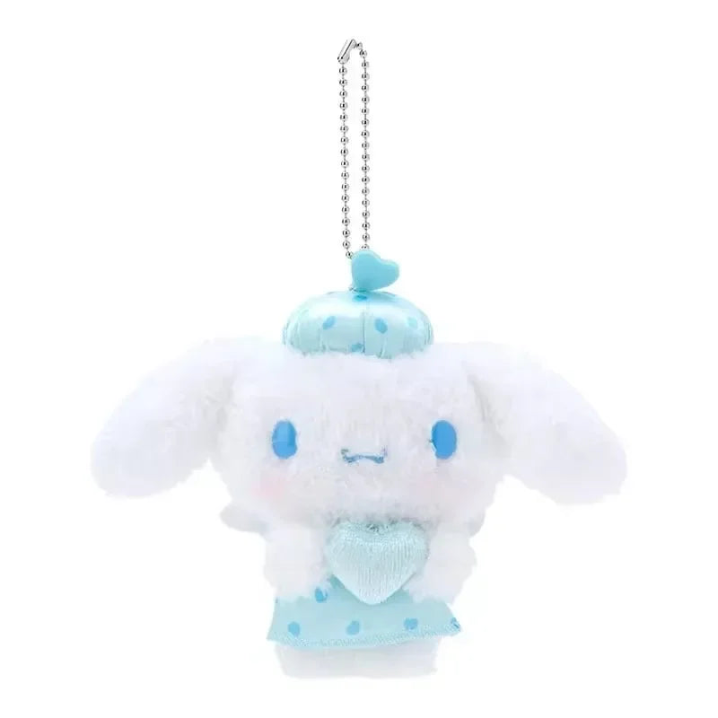 Sanrio Hello Kitty Cinnamoroll Dream Angel Series Plush Toy Pendant Keychain Decoration Kawaii Kuromi Melody Stuffed Doll Gift