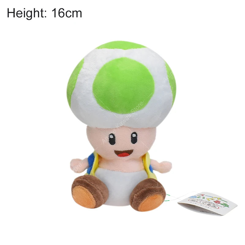 60 Styles Mario Plush Toys Yellow Fire Flower Star Shy Guy Boo Koopa Troopa Waluigi Goomba Toad Nabbit Diddy Kong Stuffed Plush