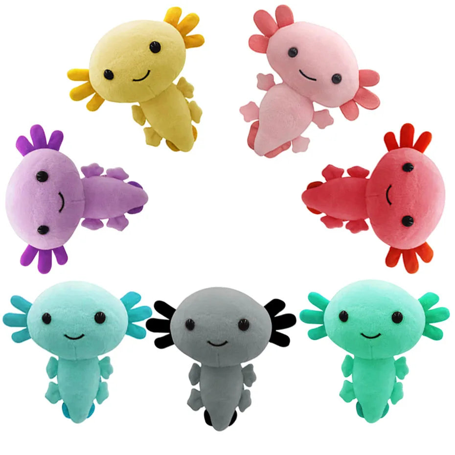 Axolotl Plush Toy Cute Axolotl Animal Stuffed Plush Doll For Kid Birthday Christmas Gift Plush Comfort Room Decoration Toys