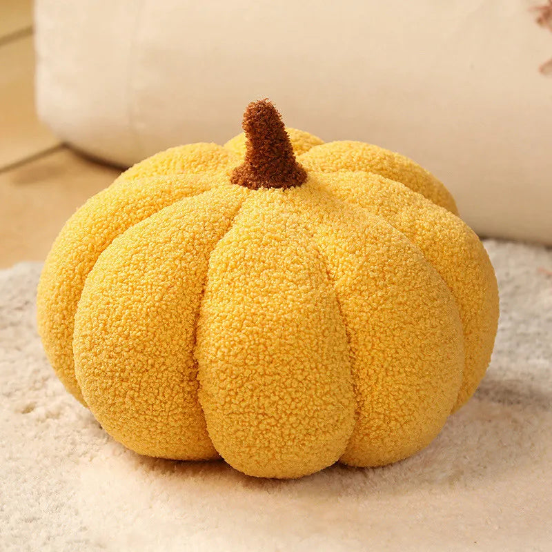 18-35cm Kawaii Simulation Nordic Halloween Pumpkin Plush Toys Lovely Soft Plant Stuffed Doll Holidays Props Decor Throw Pillow