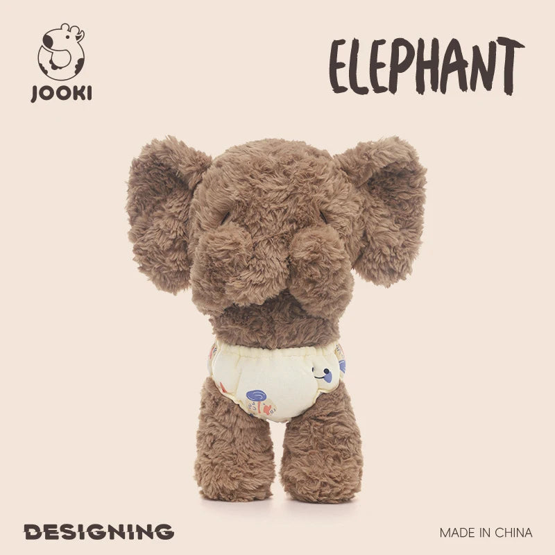 Shy elephant plush toy, cute elephant doll, doll sleeping pillow, doll boy and girl birthday gift