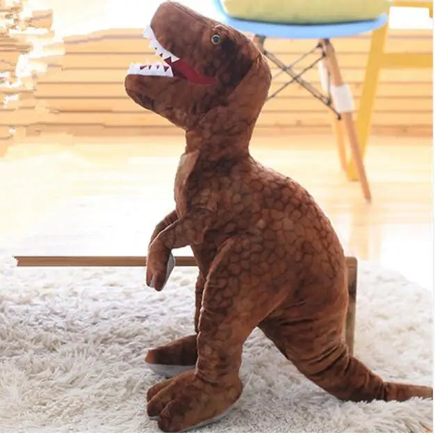 Hot 50cm-80cm Cute Simulation Dinosaur Plush Toys Stuffed Animals Plush Dinosaur Pillow Tyrannosaurus Rex Dolls Boys Girls Gifts