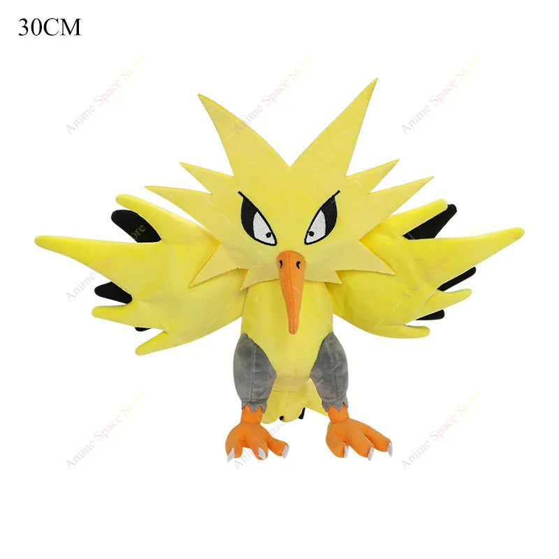 Hot Sale Pokemon Plush Shiny Zeraora Toys Anime Garchomp Articuno Meowscarada Sprigatito Lucario Stuffed Animal Peluche Dolls