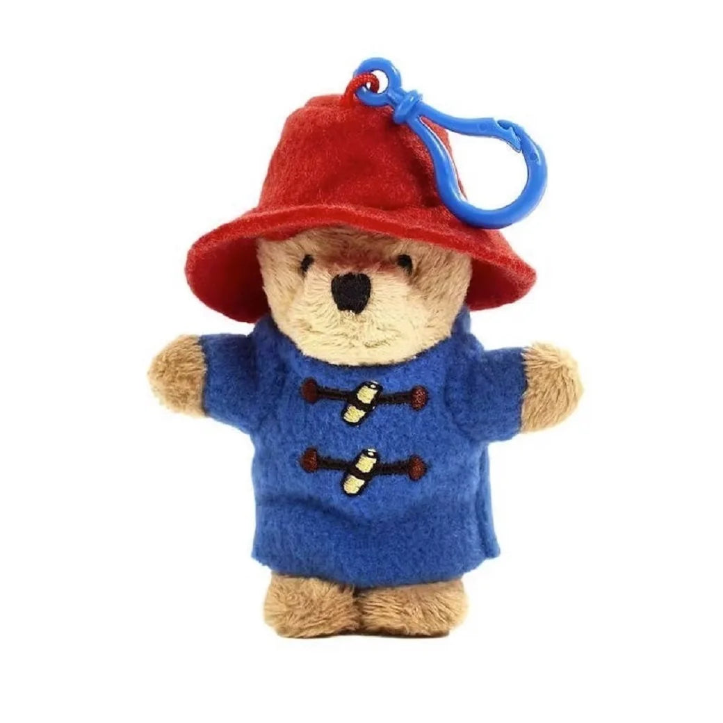 Cartoon Pattine Bear action figure Dish Tie Bear plush doll pendant Children's holiday gift bag decoration cute key chain 10cm