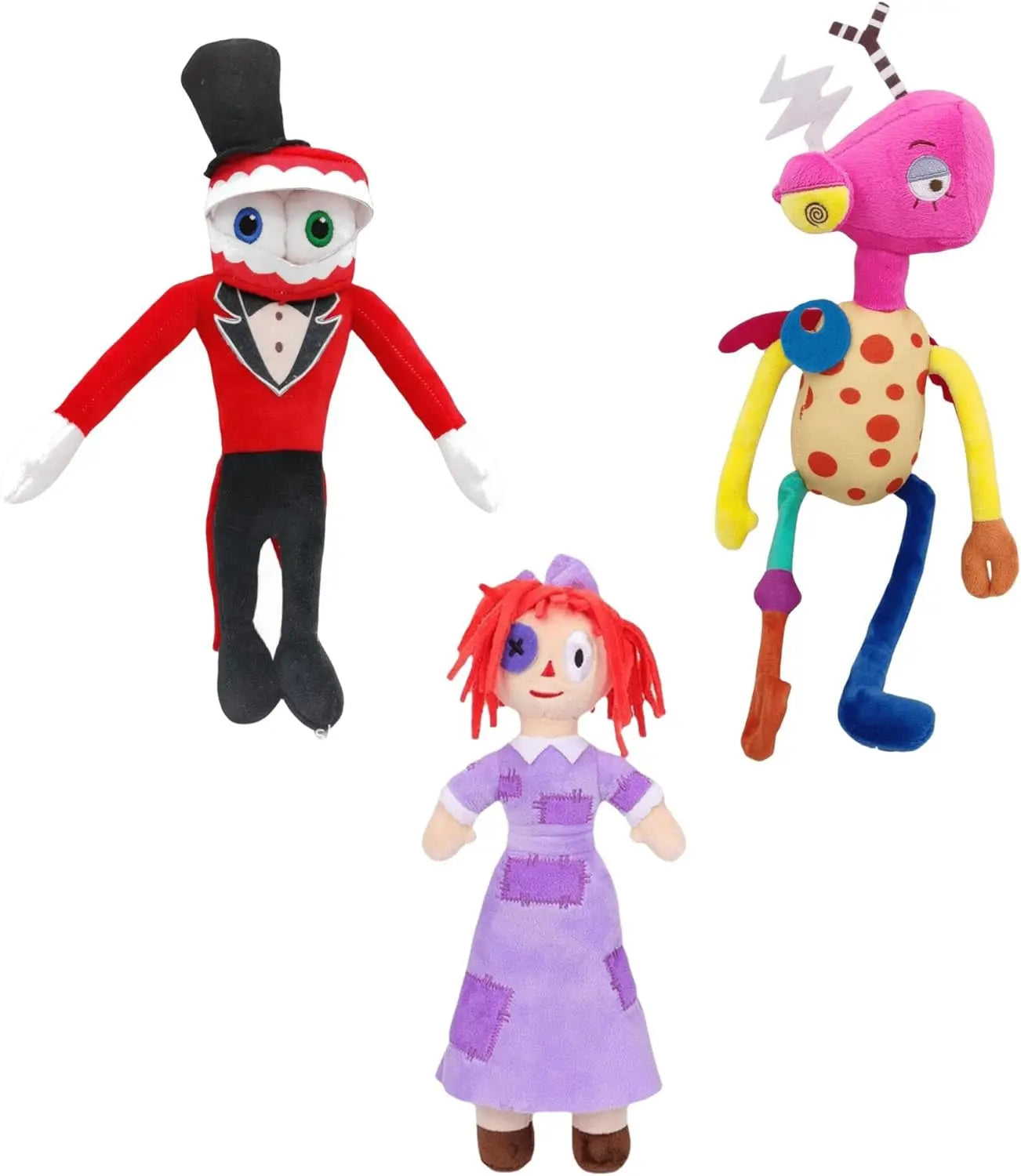 The Amazing Digital Circus Plush Pomni and Jax Plushie Doll Toys Cute Stuffed Animal Birthday for Kids Children Christmas