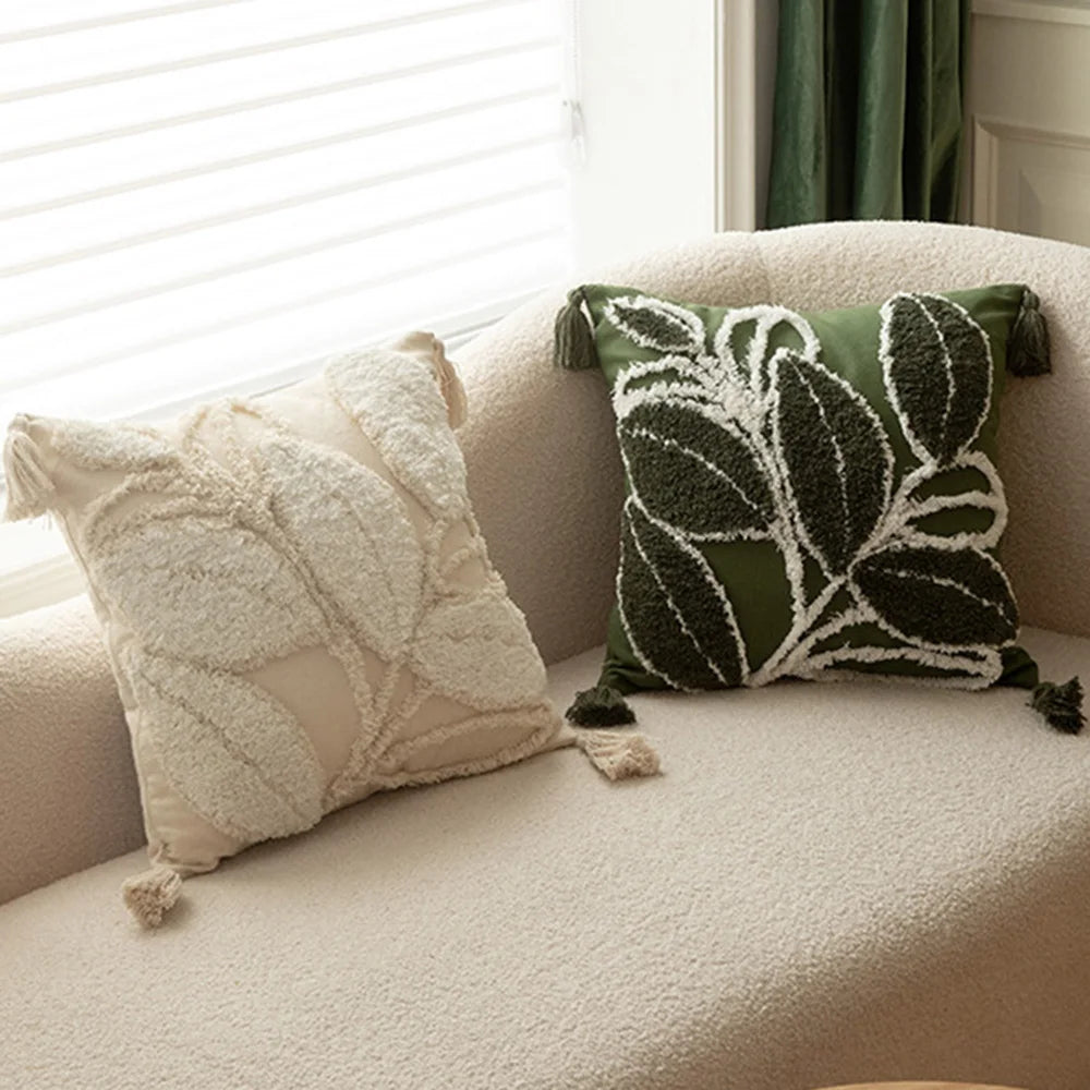 Meadow & Texture Decorative Pillow Cover – 45 × 45 cm