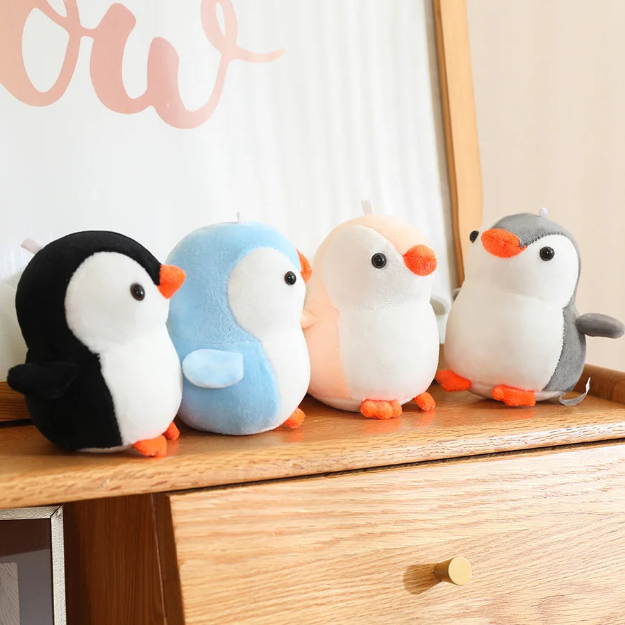 10-30cm Kawaii Cartoon Colorful Hot Penguin Plush Doll Pillow Blue Black Pink Animal Plush Toy Home Decor Gift For Boys Girls