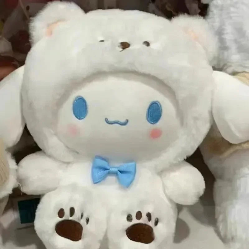 “22 - 25cm Bear - Themed Plush Dolls Set - Cute Transformed Animal Stuffed Toys, Soft Cuddly Companions for Kids &amp; Plush Lovers”