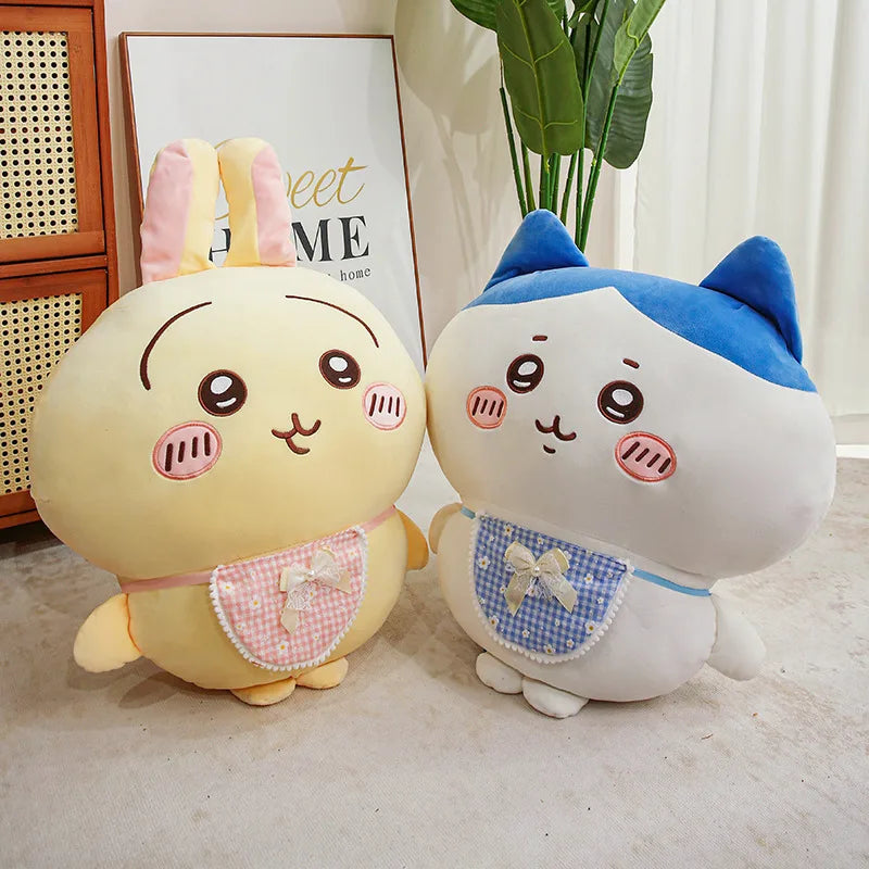 Cartoon Usachi Chiikawa Wear Clothes Plush Toy Jiikawa Hachi Self-deprecating Bear Stuffed Doll Home Decor Pillow Kids Gifts