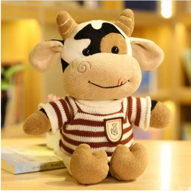 Cute Cow Plush Toy Rag Doll for Girlfriend Children's Toys Gifts Plush Toys Pillow Plushie Stuffed Animal Patung Dolls