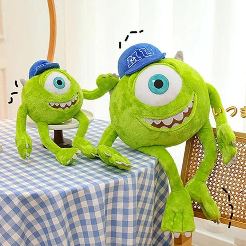 Kawaii Disney Monster University Mike Wazowski Plush Doll Stuffed Throw Pillow Sofa Back Cushion Room Decoration Toys Gifts