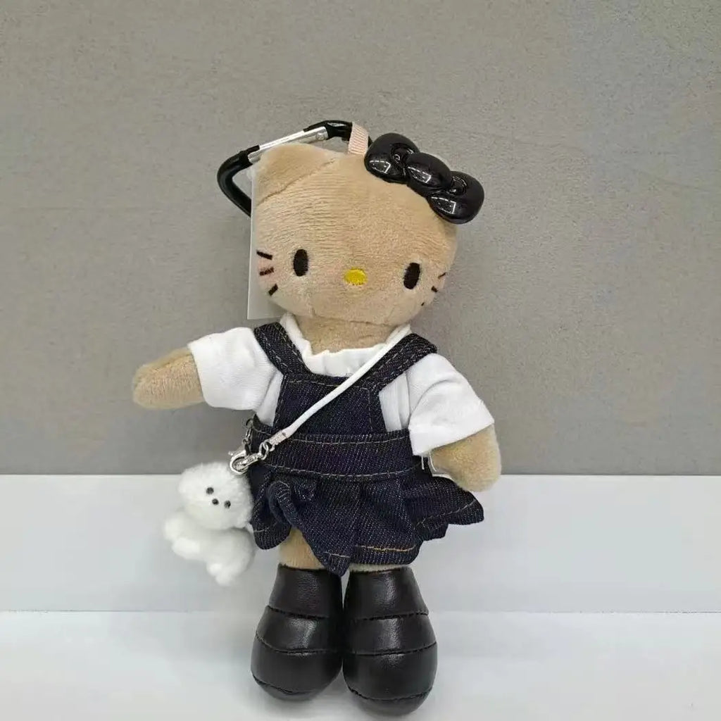 Sanrio Hobby Long Legs Hello Kitty Cartoon Translated Mixed Style Series Plush Doll Pendant Bags and Dresses Birthday Gift