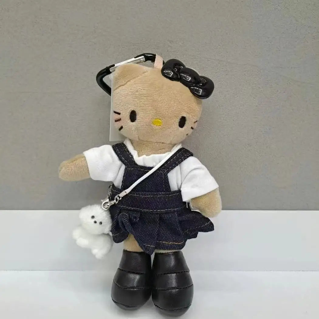 Sanrio Hobby Long Legs Hello Kitty Cartoon Translated Mixed Style Series Plush Doll Pendant Bags and Dresses Birthday Gift