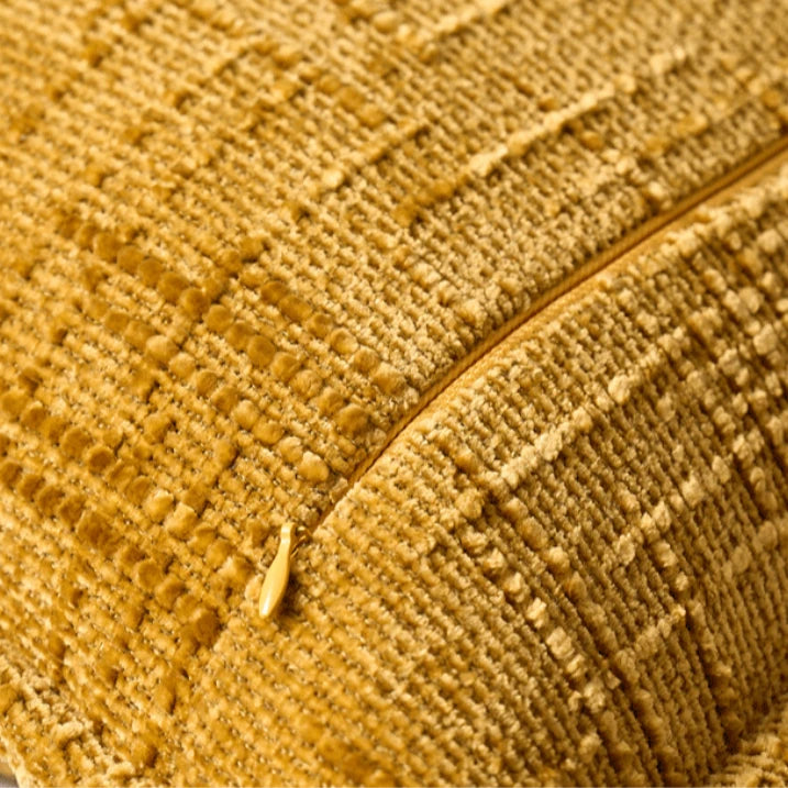 Woven Thick Solid Cushion Cover, Chenille, Ivory, Camel, Pink, Burnt Orange, Mustard Yellow, 45x45cm, 50x50cm, Home Sofa Decor