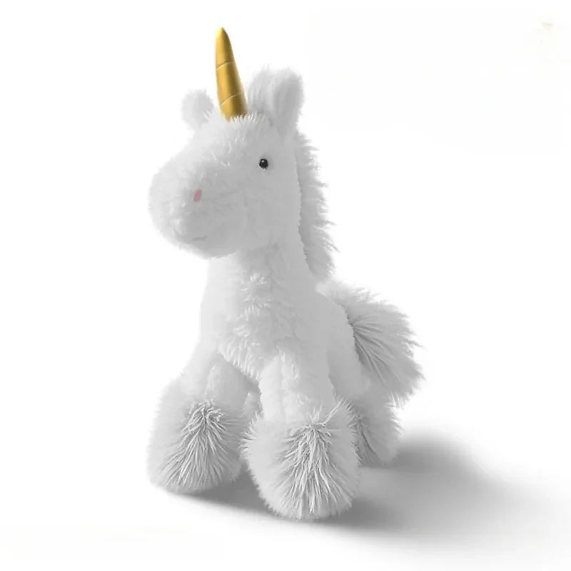 Fairy Tale Unicorn Plush Toys Stuffed Standing Unicorn Doll Pendants Pretty Children Companion Doll Kawaii Keychain Bags Decor