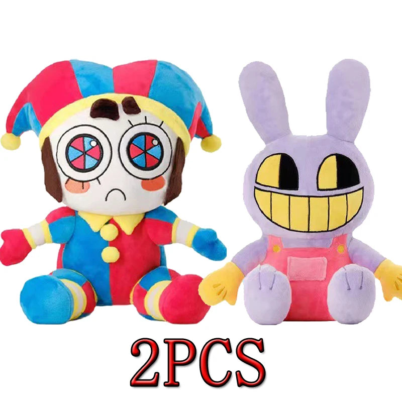 "The Amazing Digital Circus Rabbit Plush - 18cm Soft Lavender Stuffed Bunny with Healing Quotes, Cute Plush Toy for Fans & Gifts"