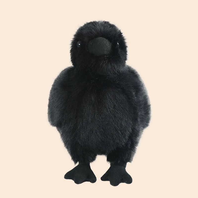 15-30cm Cute Lifelike Crow Bird Plush Toy Soft Pillow Black Bird Stuffed Plush Animals Kids Toy Gift For Children Birthday Gift