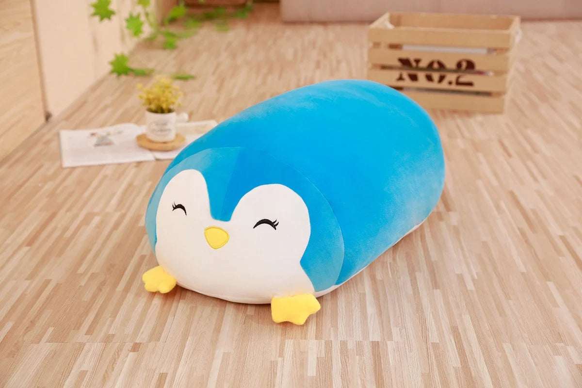 Hot Soft Animal Cartoon Pillow Cushion Cute Fat Dog Cat Penguin Pig Plush Toy Stuffed Lovely kids Birthday Gift