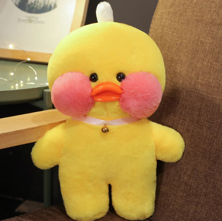 New plush Cute Lafan Duckes Cafe Duckes 30cm Doll Plush Toy Stuffed Soft Doll Kawaii Animal Pillow Birthday Gift for Kids