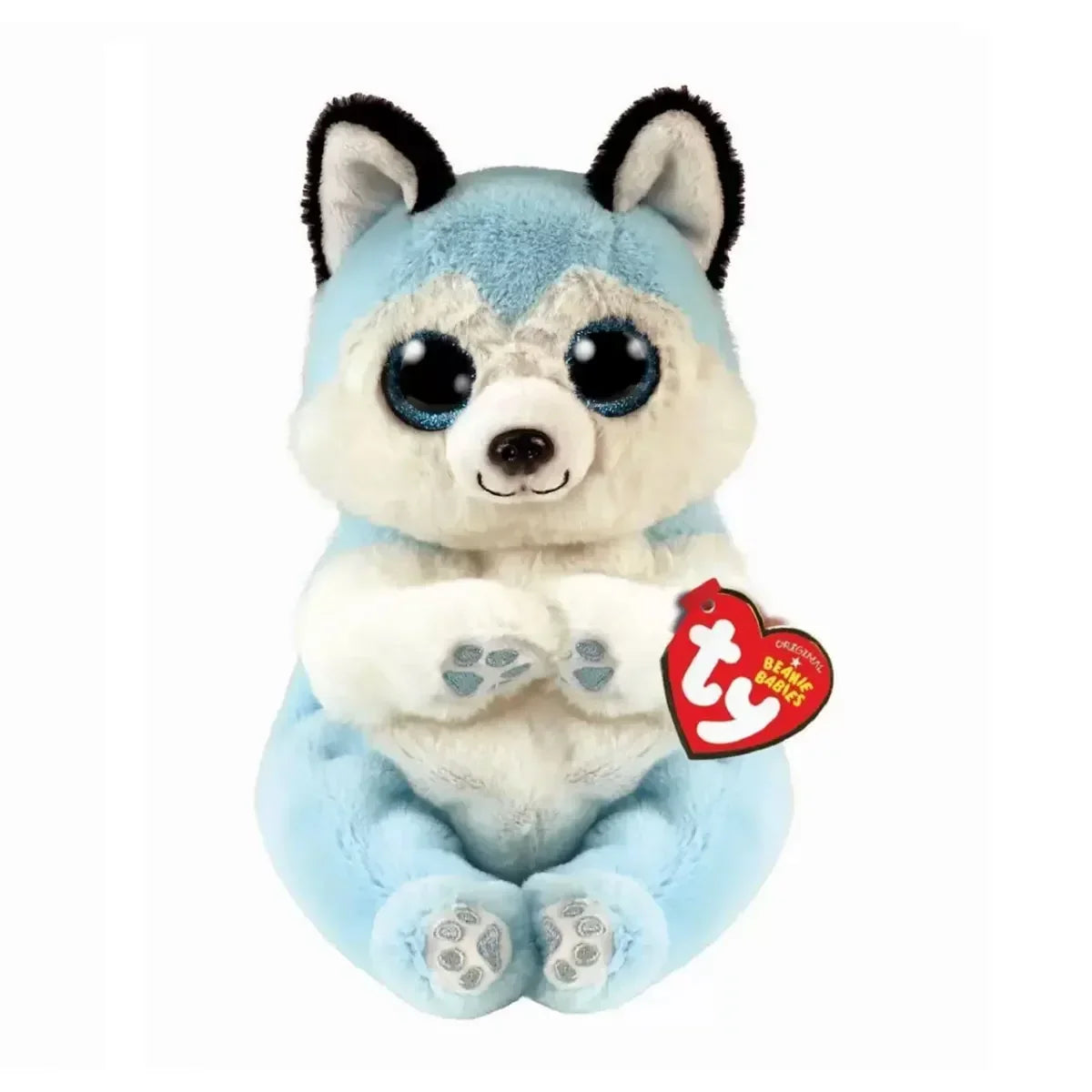 15cm Ty Big Eye Beanie Animals Plush Slick Fox Ferdinand Locky Axolotl  Dexter Icy Seal Heather Cat Children Toy Holiday Gift
