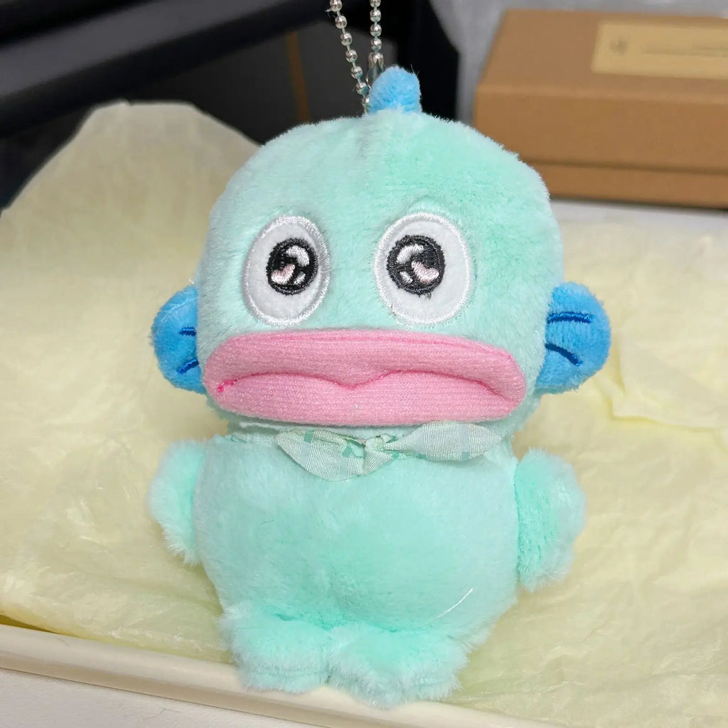 JELLY SIGHT Blue Flannel Plush Keychains - Japanese Movie & TV Themed, CE - Certified, Unisex for 14+y & 18+